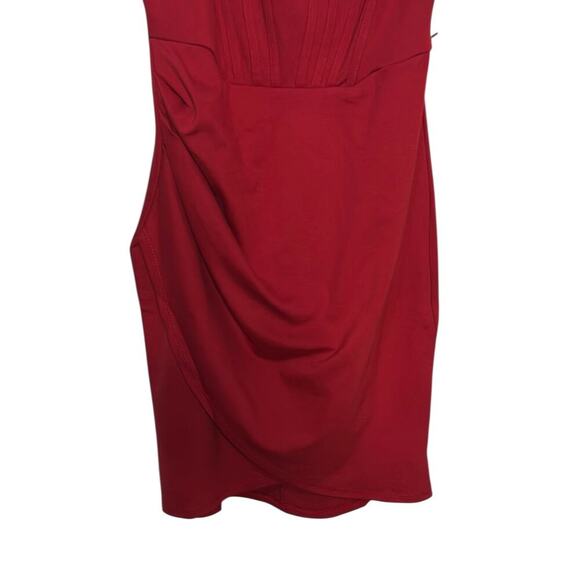 Haute Monde Chic Red Mini Dress-NWT - Picture 3 of 6